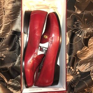 Etienne Aiger Raspberry Loafers